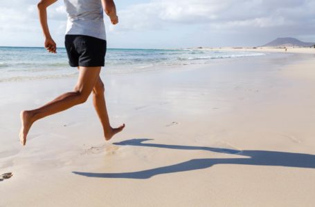 Laufen barfuß ist gesund