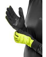 CEP reflective gloves unisex in black/neon yellow