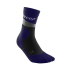 CEP max cushion socks, hiking, mid cut, grey/purple, men, III