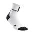 CEP Compression Short Socks 3.0 in white/dark grey für Männer