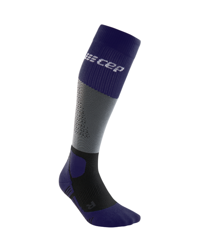 CEP Max Cushion Socks Hiking Tall in grey/purple für Männer