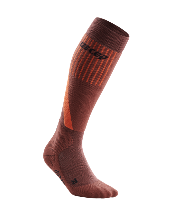 CEP Cold Weather Socks in dark orange für Männer