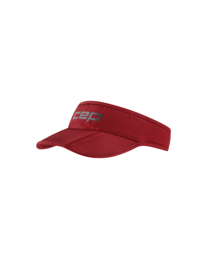 CEP run foldable visor burgundy
