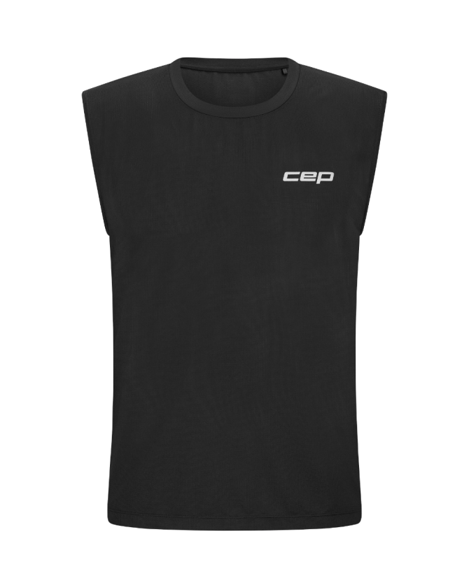 CEP run shirt sleeveless in schwarz für Männer
