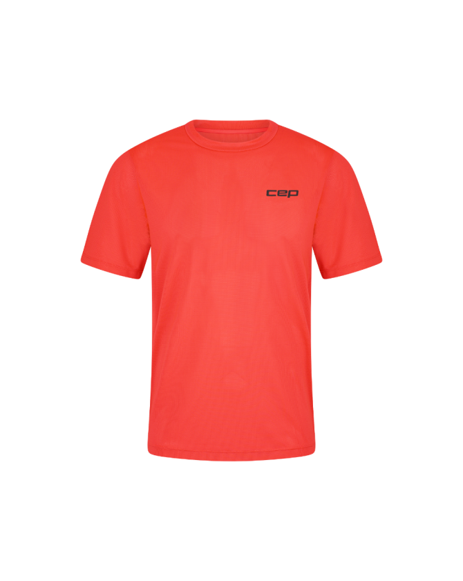 CEP run shirt short sleeve red für Männer