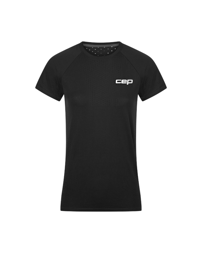 CEP run ultralight shirt short sleeve 3.0 in schwarz für Frauen
