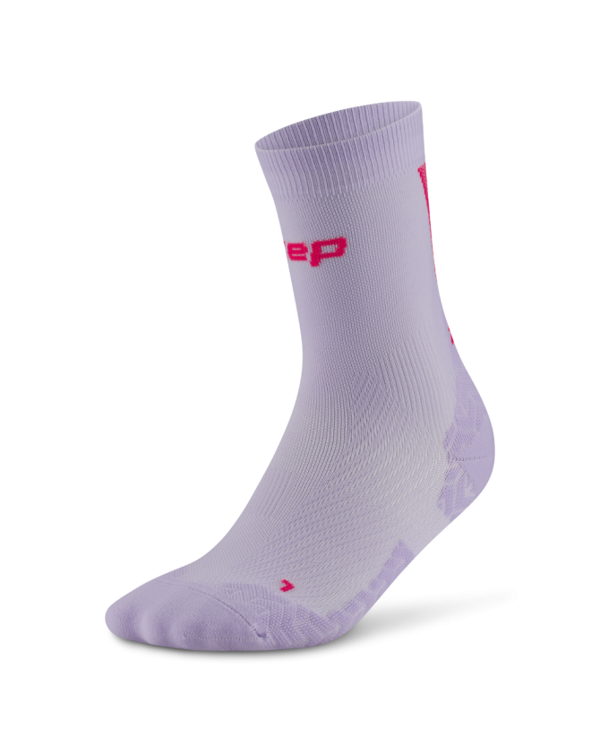 CEP run ultralight socks mid cut 4.0ilac/pink für Frauen