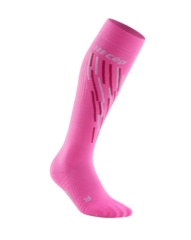 CEP Ski Thermo Socks in pink/flash pink für Frauen