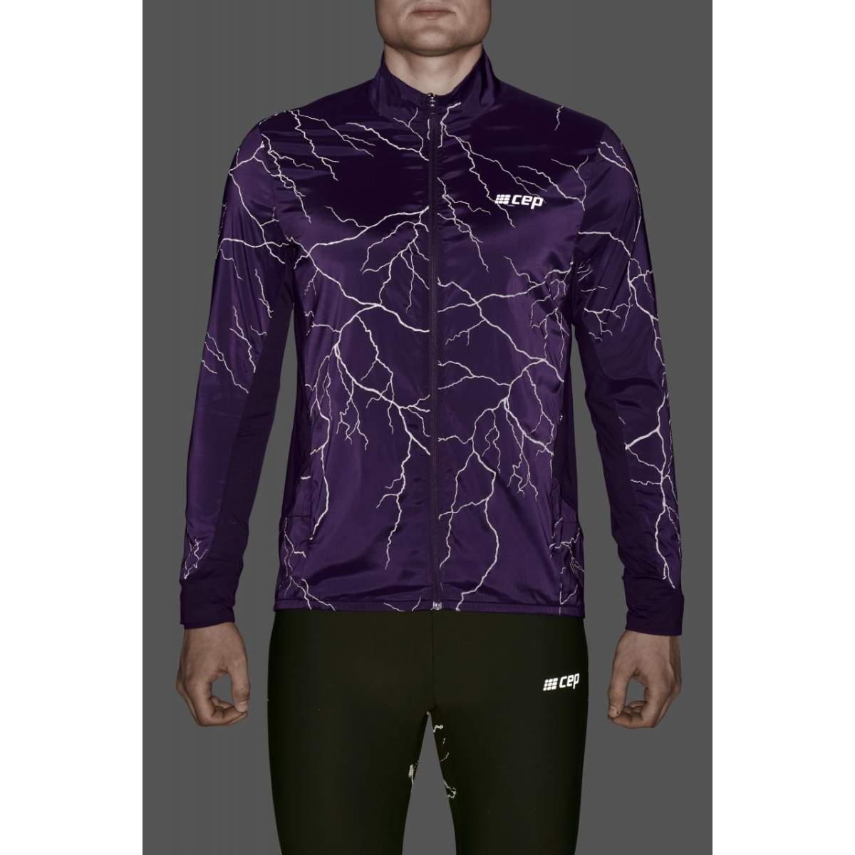 Reflective Windbreaker for Men CEP Activating Sportswear