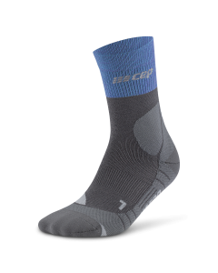 CEP hiking merino* mid-cut socks blue/grey für Männer