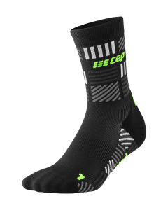 CEP The Run Limited 2024.2 Socks Mid Cut in black/neon yellow für Frauen