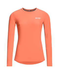 CEP The Run Shirt Long Sleeve in coral für Frauen