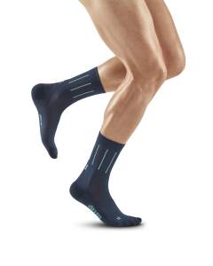 CEP pinstripe socks running mid cut für Männer in blue