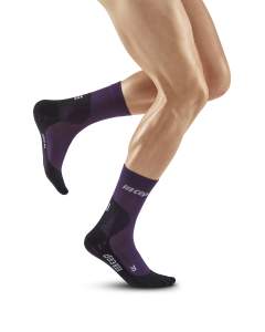CEP cold weather mid-cut socks für Männer in purple