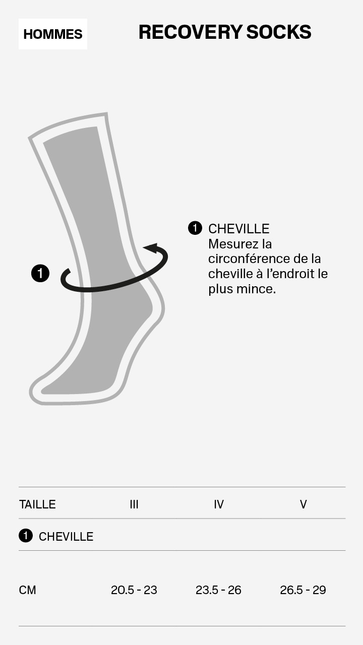 chaussettes de récupération