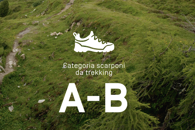 Categoria scarponi da trekking A-B