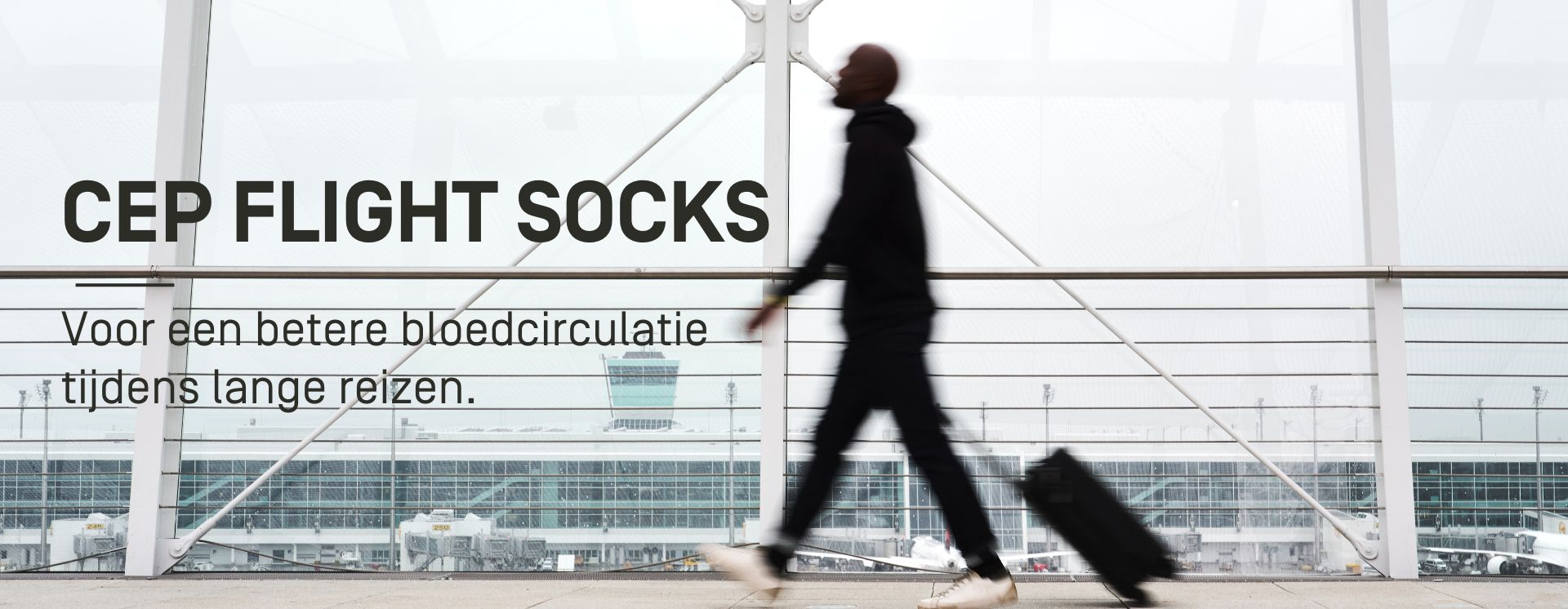 CEP Flight Socks - Voor een betere bloedcirculatie tijdens lange reizen CEP Flight Socks - Voor een betere bloedcirculatie tijdens lange reizen