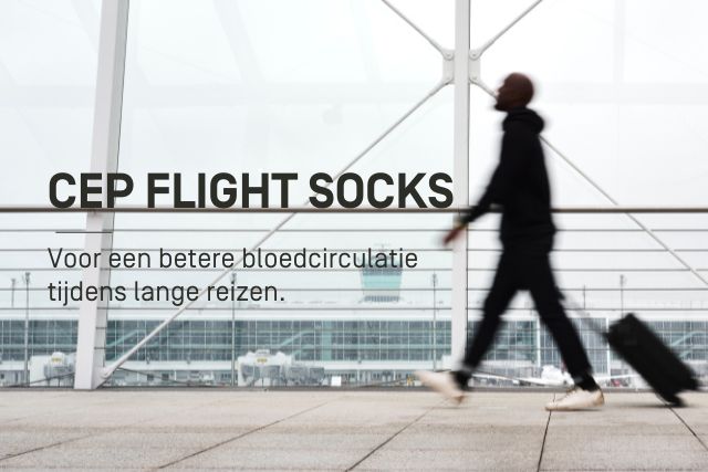 CEP Flight Socks - Voor een betere bloedcirculatie tijdens lange reizen CEP Flight Socks - Voor een betere bloedcirculatie tijdens lange reizen