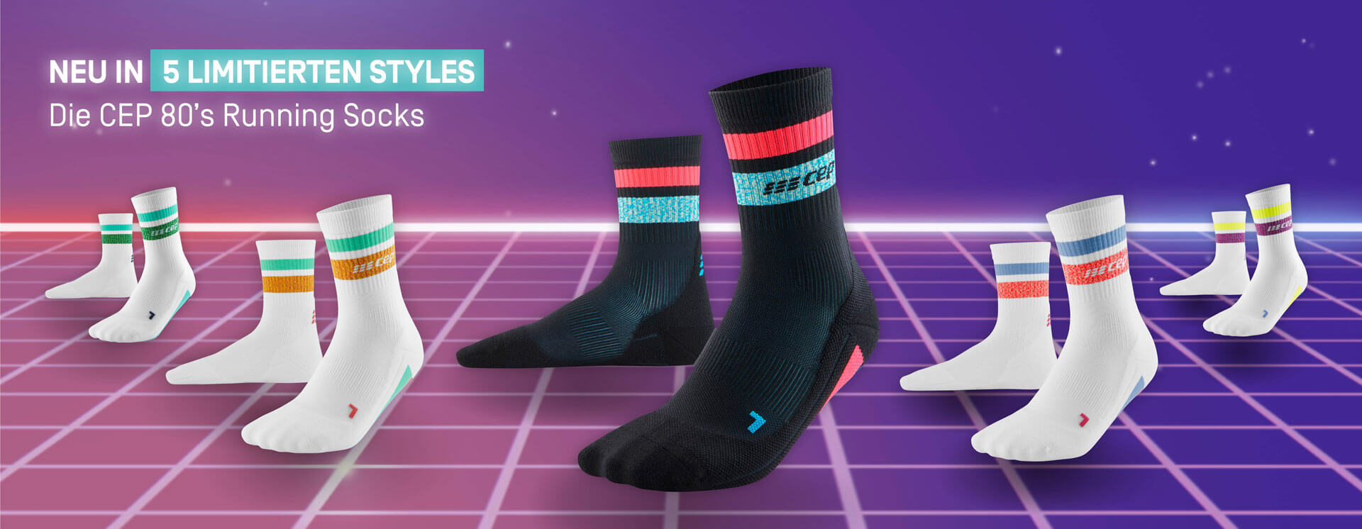 Miami Vibes Socks in 5 limitierten Styles Miami Vibes Socks in 5 limitierten Styles