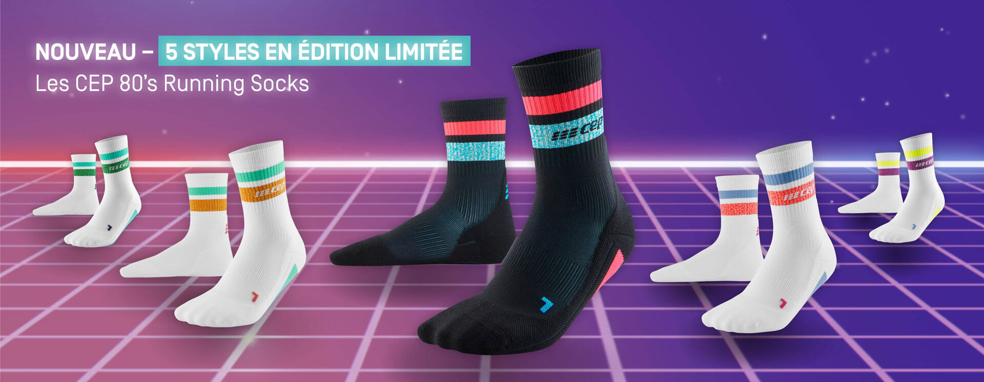 Miami Vibes Socks - 5 styles en édition limitée Miami Vibes Socks - 5 styles en édition limitée