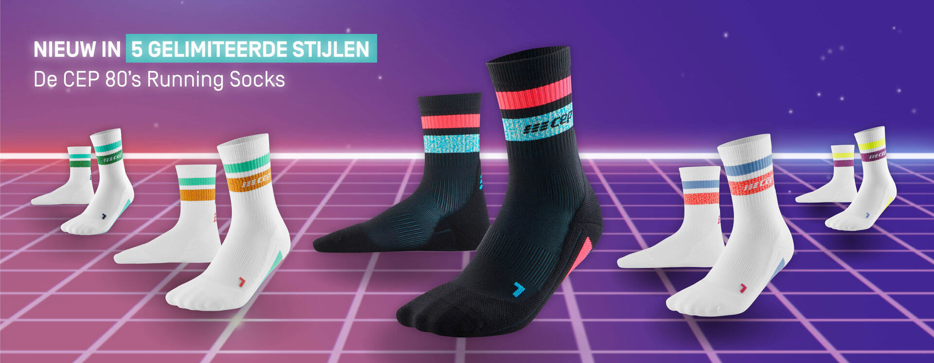 Miami Vibes Socks - 5 gelimiteerde stijlen Miami Vibes Socks - 5 gelimiteerde stijlen