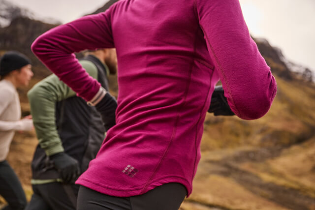 Merino Laufbekleidung für Frauen