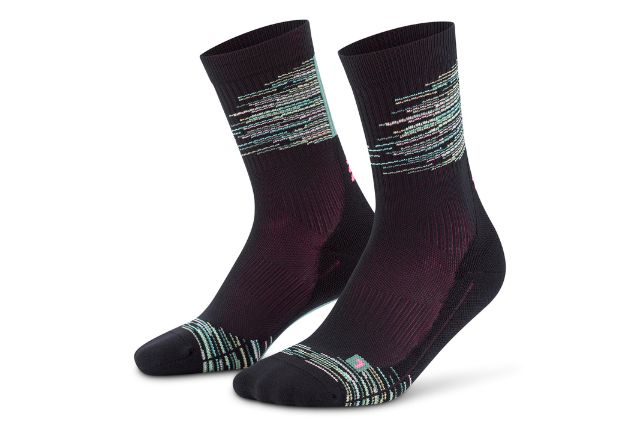 PARIS VIBES Compression Socks Mid Cut -  black/green